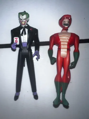 Baixou ! Lote bonecos JLU Coringa e Cobra Liga da Justiça