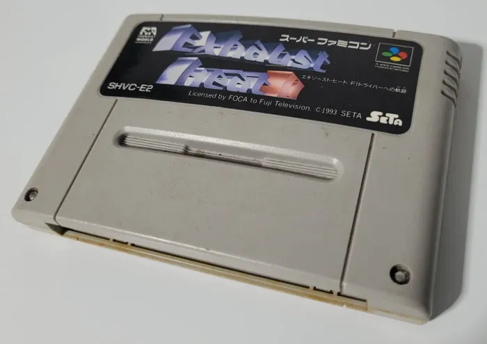 Jogo super famicon Fórmula 1 com Exhaust Heat original japones