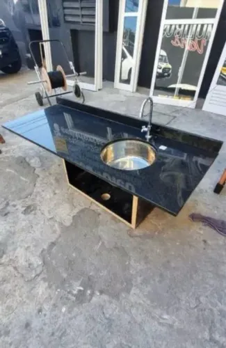 Pia Gourmet são gabriel cuba inox redonda