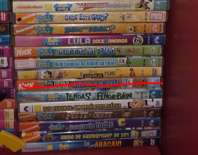 Coleção DVDs Bob Esponja