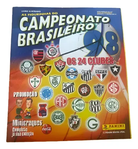 Álbum do Campeonato Brasileiro 1998 completo