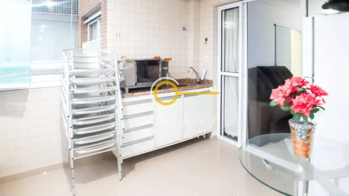 Apartamento com 2 dormitórios para alugar, 84 m² por R$ 6.800,20/mês - Ponta da Praia - Sa