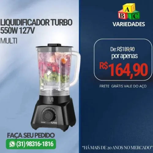 Liquidificador Turbo