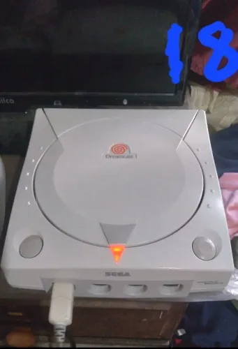 Dreamcast VA1 americano Branco Funcionando Perfeitamente. 