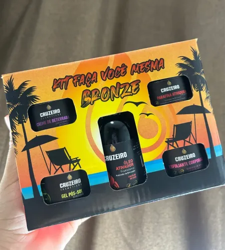 Kit Faça Você Mesma Bronze Cruzeiro Cosméticos