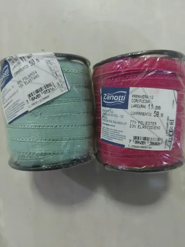 Elásticos 90% poliamida e 10% Elastano Zanotti -