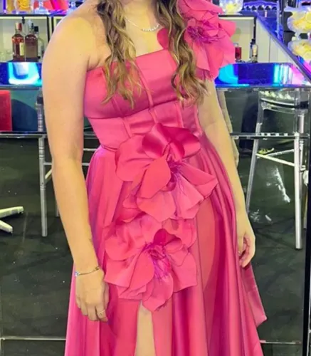 Vestido Alta costura em crepe prada 