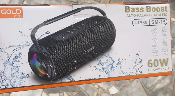 Caixa de Som Bass Boost