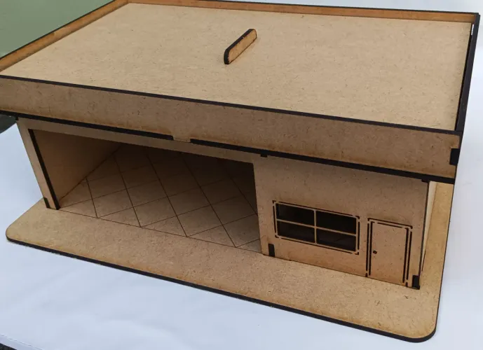Diorama em MDF escala 1:64