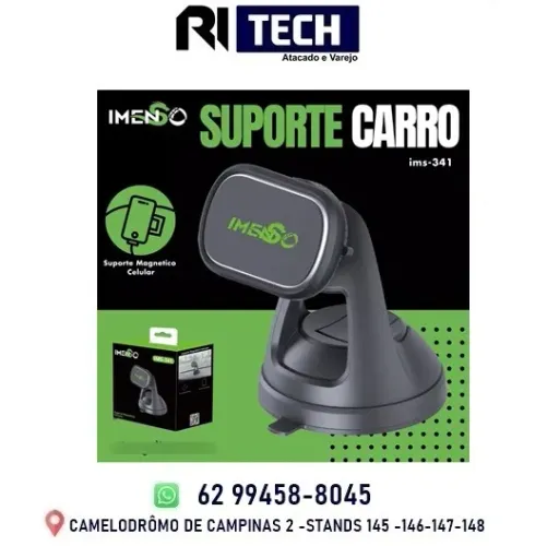 Suporte Veicular Magnético Fixação Segura Painel Imenso IMS341