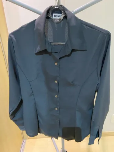 Camisa social cinza grafite