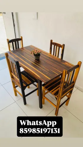 CONJUNTOS FIXOS COM 4 CADEIRAS 