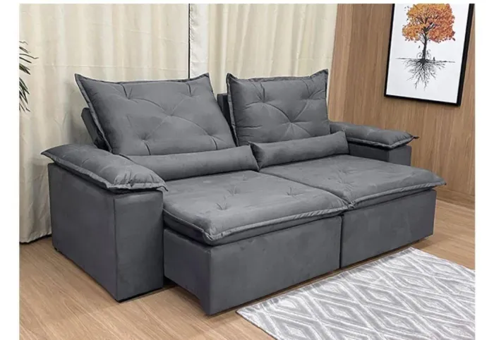 SOFA RETRATIL RECLINÁVEL 1,80mts