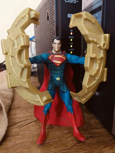 Super-homem com protetor