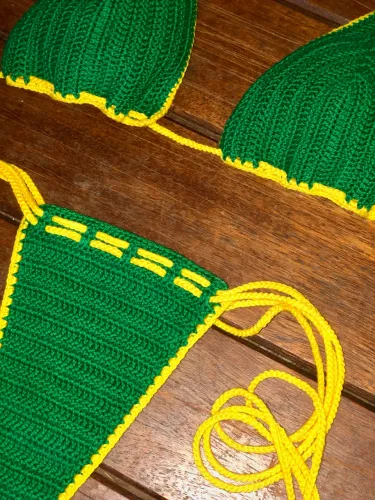 Biquíni Brasil Crochê 