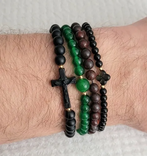 Kit de pulseiras pedras naturais