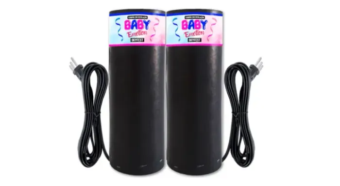 Kit Chá Revelação Baby Emotion 2 Canhões Acionamento Skyfest