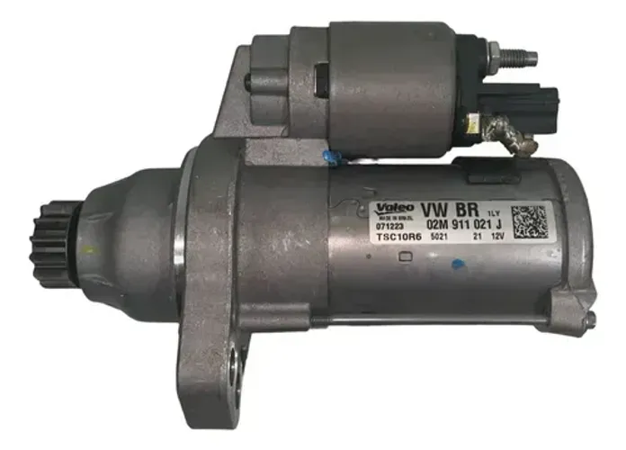Motor de arranque 13 dentes Valeo para Gol, Voyage, Fox e Polo 1.0 3 cilindros MPI