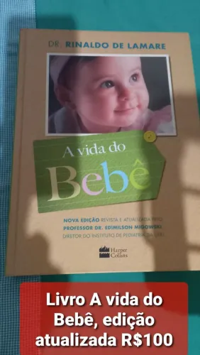 Livro A Vida do Bebê de Rinaldo de Lamare, edição atualizada