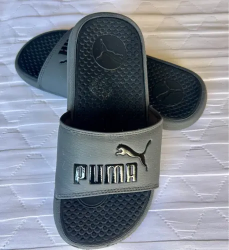 Chinelos Puma Cinza Infantil 