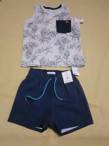 Conjunto Infantil - Regata e Bermuda