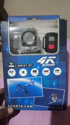 Câmera de Ação 4K Ultra HD com Wi-Fi e Controle Remoto