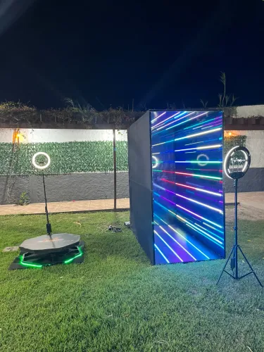 Plataforma 360 e Tunel de led para eventos!