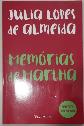 Livro Memórias de Martha