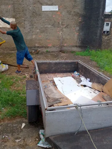 Limpeza de entulho e limpeza em gerais