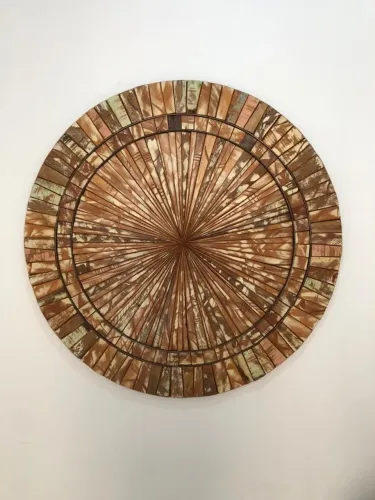 Mandala de madeira (grande) maciça pra decoração de salas e ambientes