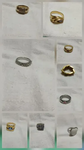LOTE de Anéis todos por esse valor
