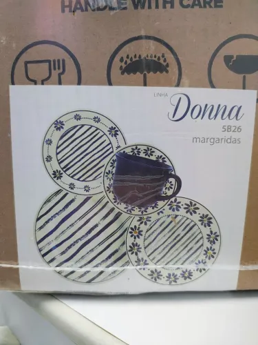 Jogo de jantar 30 peças Oxford Biona Margarida 