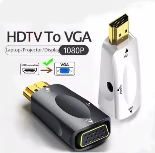 Conversor HDMI para VGA Imagem Nítida em Monitores Antigos