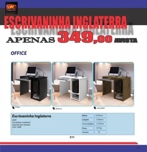 ESCRIVANINHA INGLATERRA 