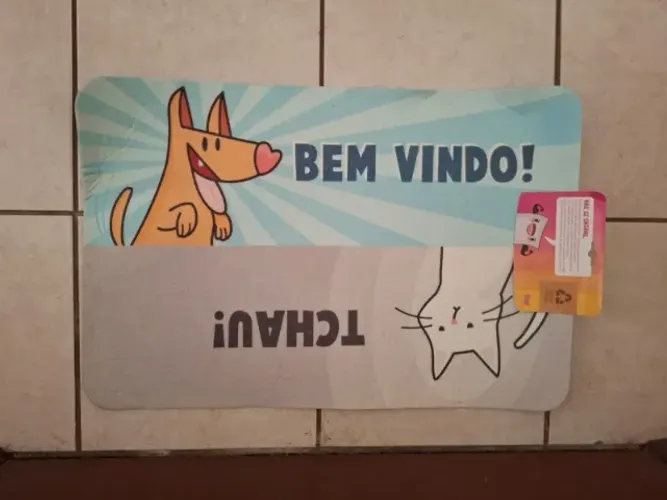 Tapete casa de cão e gato