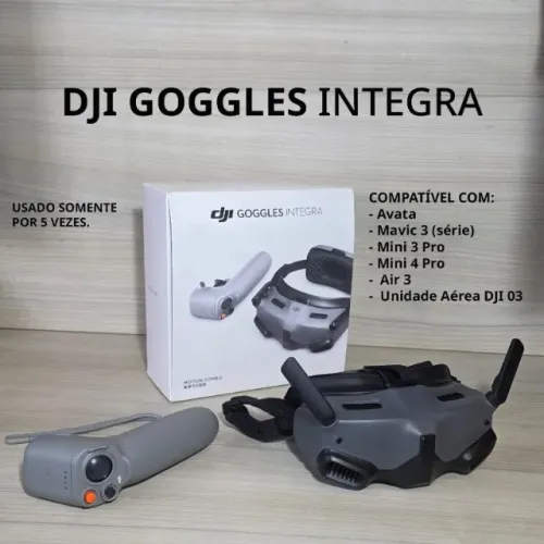 DJI Goggles Integra - Super Combo em Estado de Novo