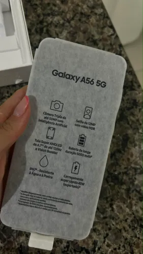 SAMSUNG GALAXY A56 5G NOVO, LACRADO! 