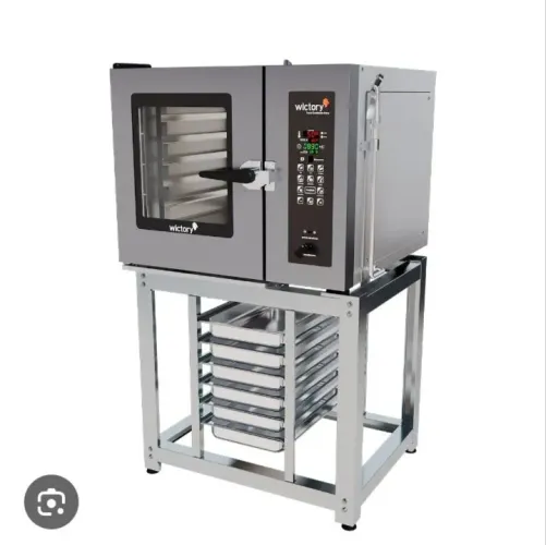 NZ. Forno combinado 5 GNs 380v com cavalete inox WICTORY