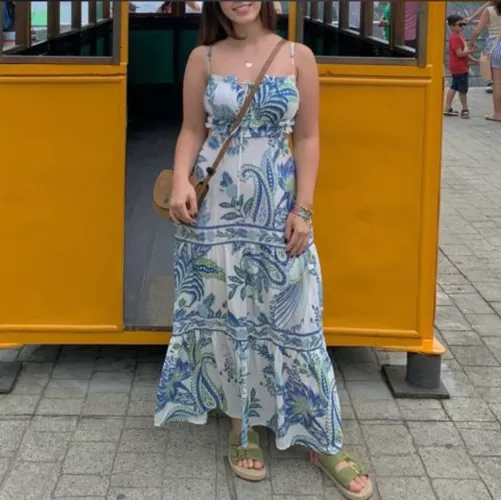 Vestido estampado farm