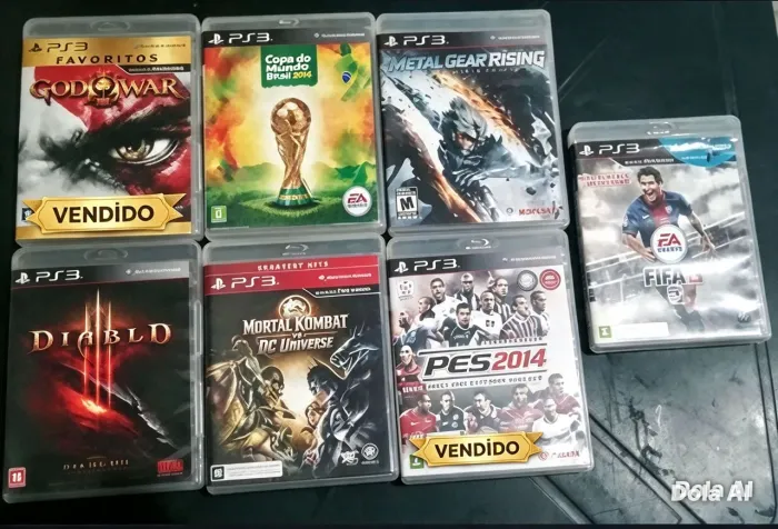 Jogos PS3 Originais poucos usados.