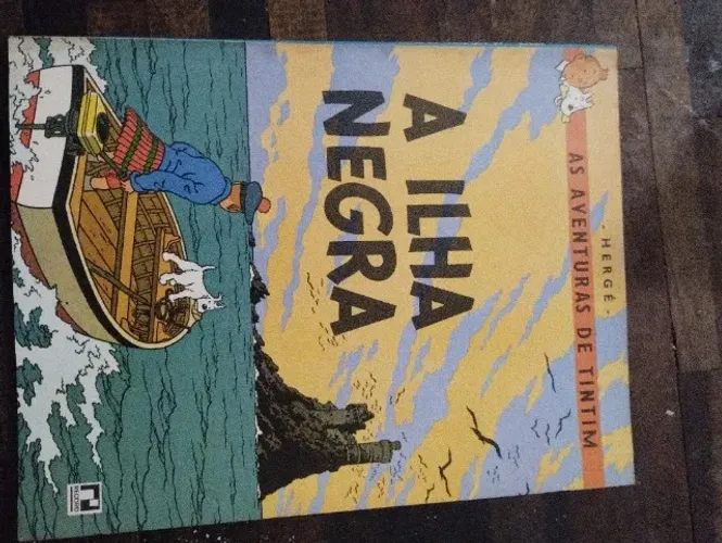 AS AVENTURAS DE TINTIM A ILHA NEGRA, EDITORA RECORD,1970,SEM RASGOS OU RABISCOS