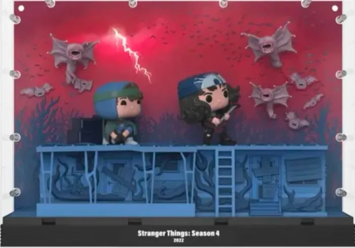 Funko Pop Moment Deluxe Strange Things Dustin Eddie