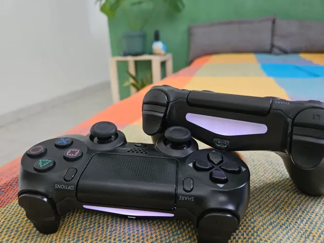 Kit 2 Controles Para PC Ps4 estilo Dual Shock 4