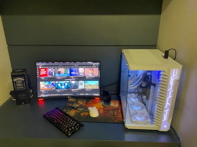 PC GAMER RYZEN 5 5600G + MONITOR NINJA 180HZ | 16GB RAM | SSD 462GB | B550M AORUS