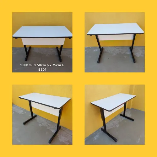 Mesa escritório branca 1.00x50cm