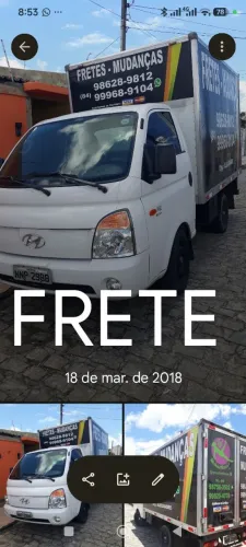Frete e pequenas mudanças