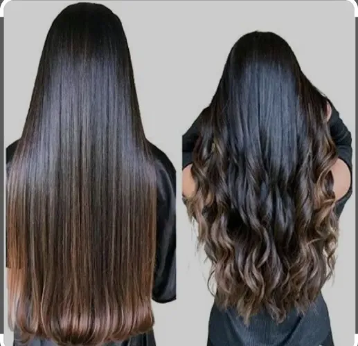 Colocação mega hair.