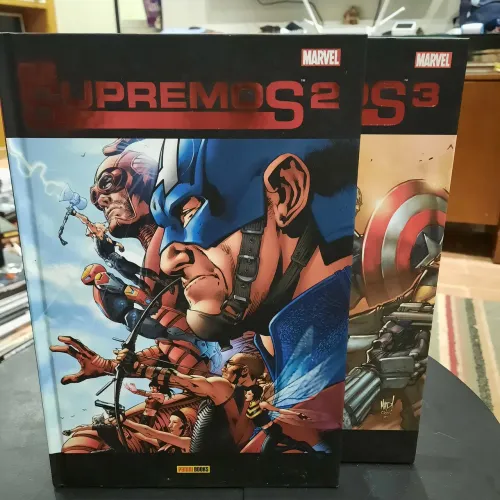 HQs Os Supremos Volumes 2 e 3 Capa Dura Panini