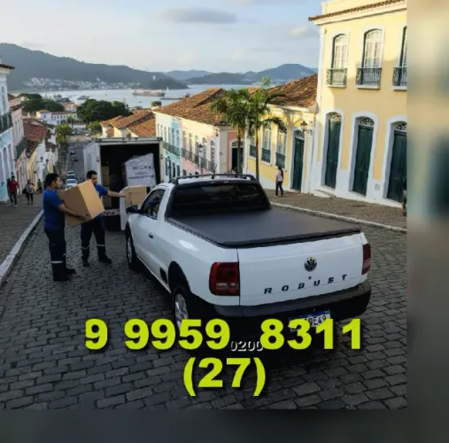 Frete rápido e seguro em Vila Velha e Vitória hoje sexta-feira com Fernando1