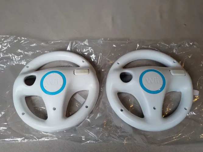 Kit 2 volantes Mario Kart Nintendo Wii original